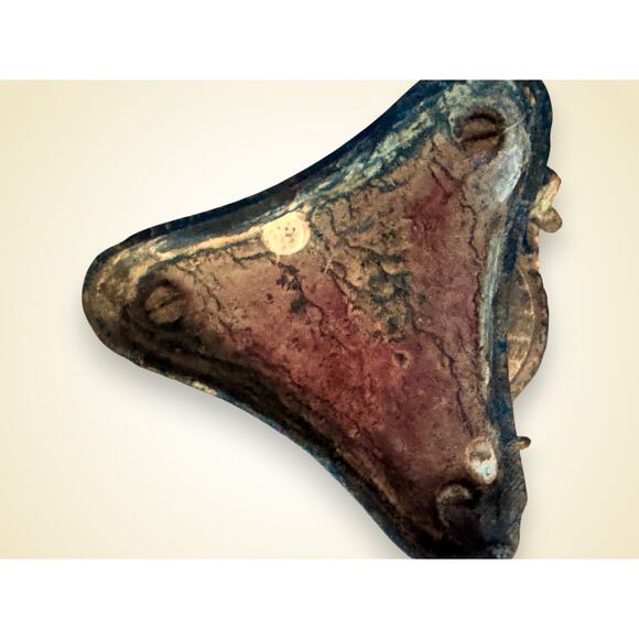 Antique Ram Head Neoclassical Tripod Incense Burner Urn 9 Inch - Picture 11 of 11